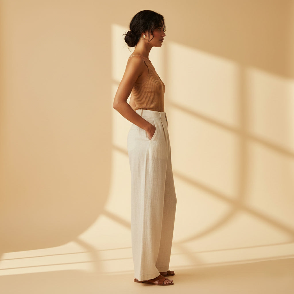 Fira Mae Arles Wide Leg Linen Pants