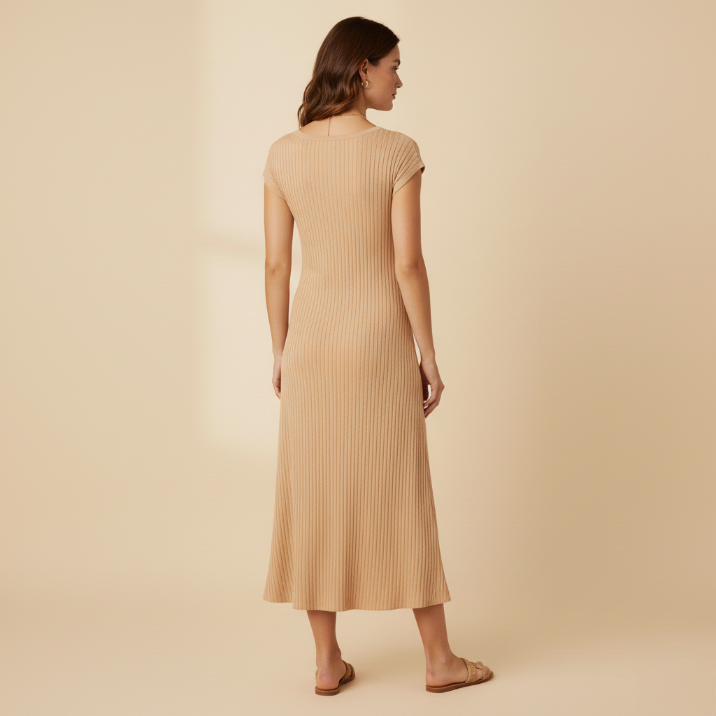 Fira Mae Cote dAzur Ribbed Dress