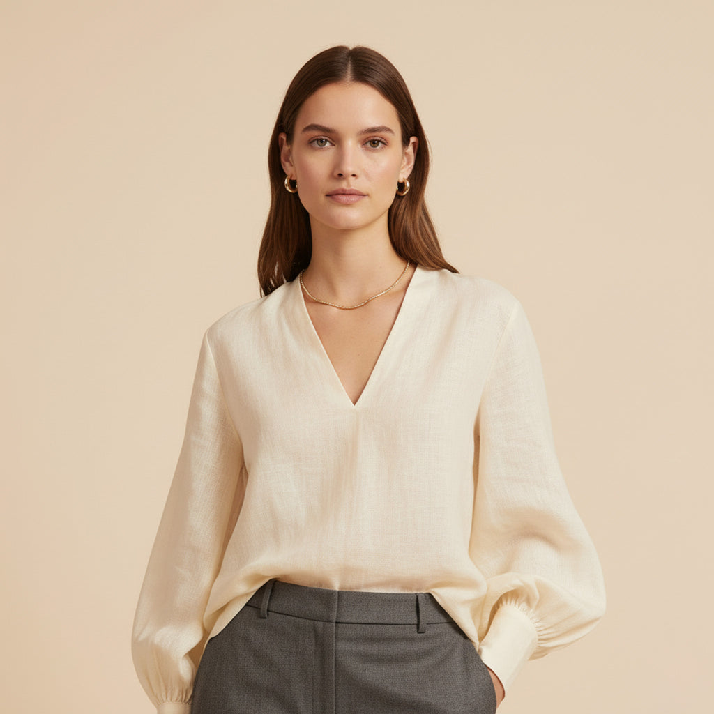 Fira Mae Elise Linen Blouse