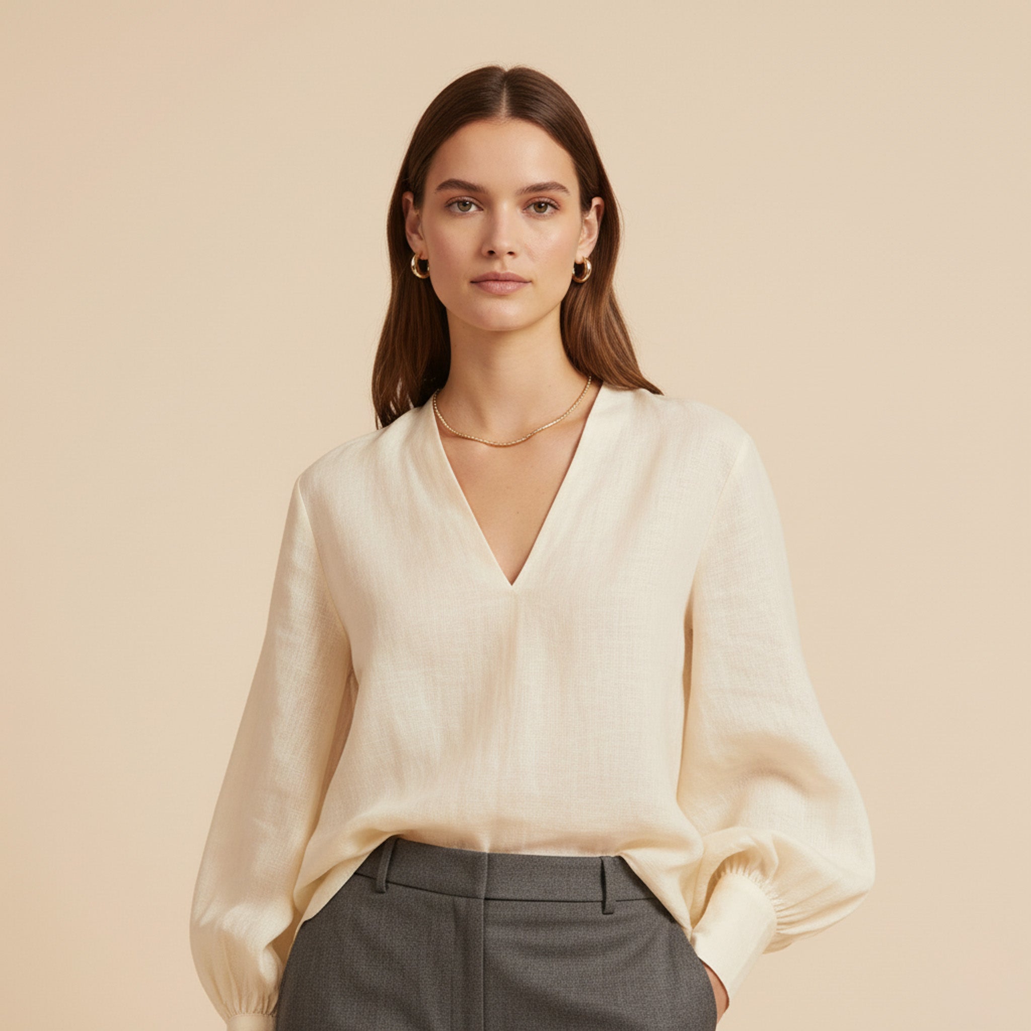 Fira Mae Elise Linen Blouse