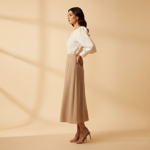 Fira Mae Celeste Puff Sleeve Top