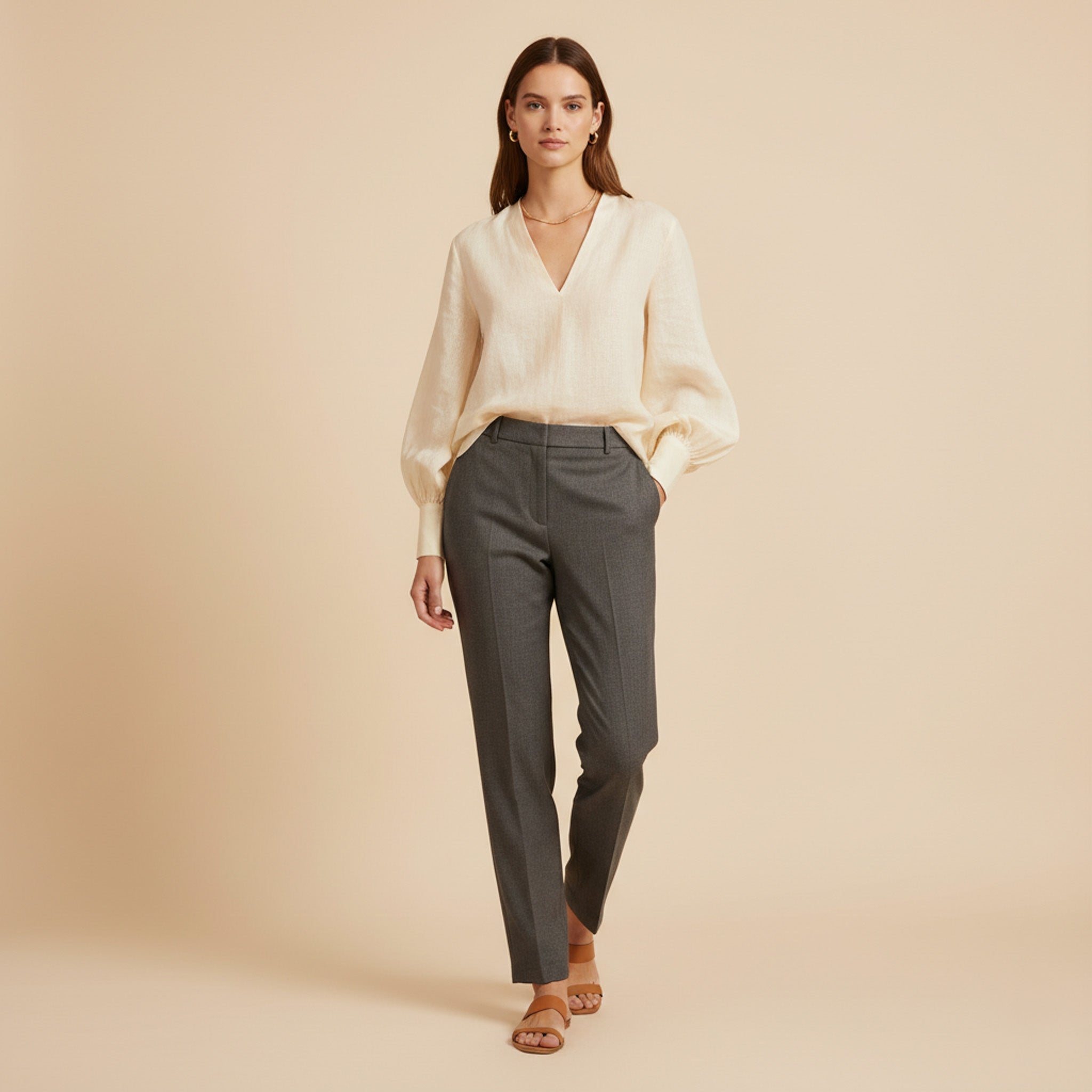Fira Mae Elise Linen Blouse