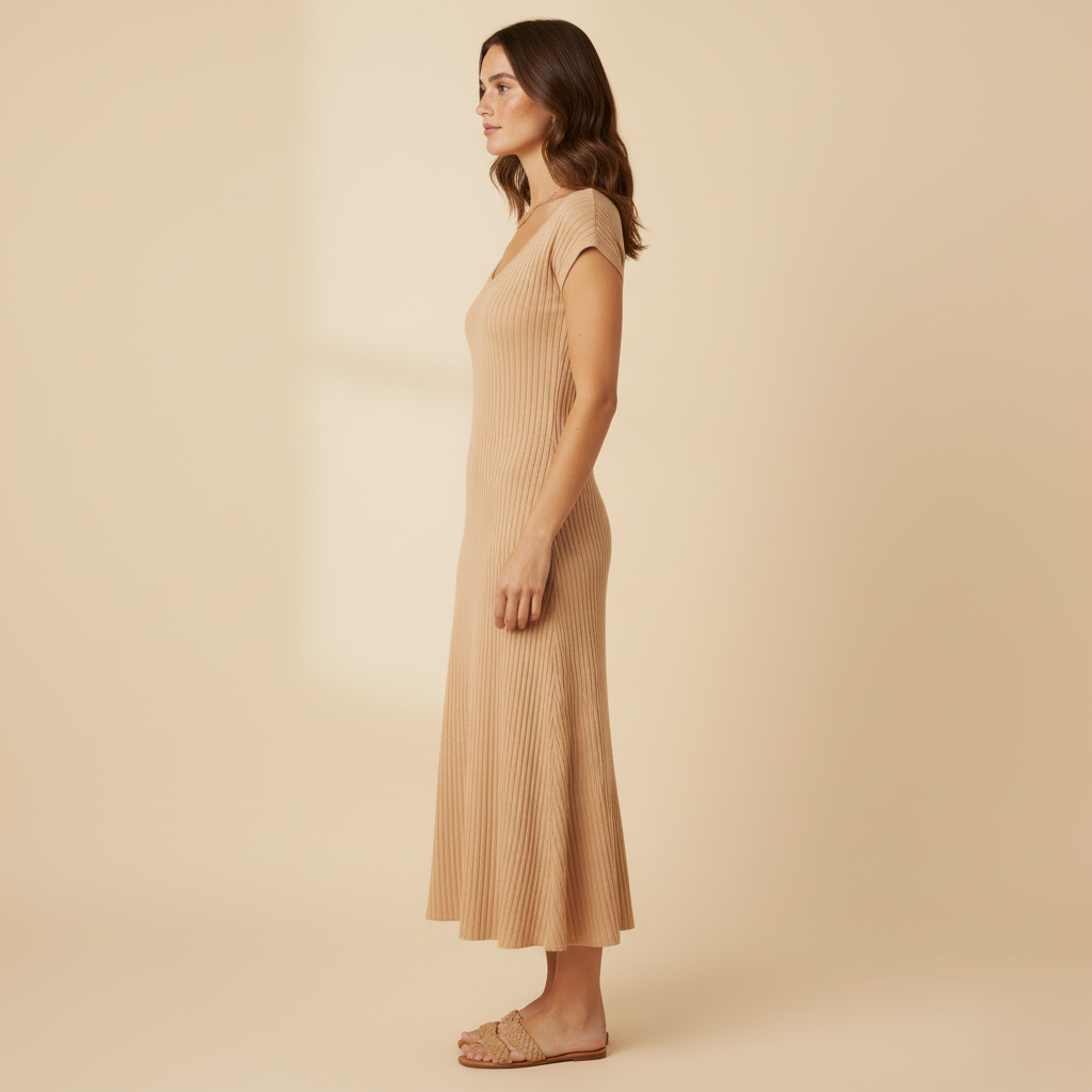 Fira Mae Cote dAzur Ribbed Dress