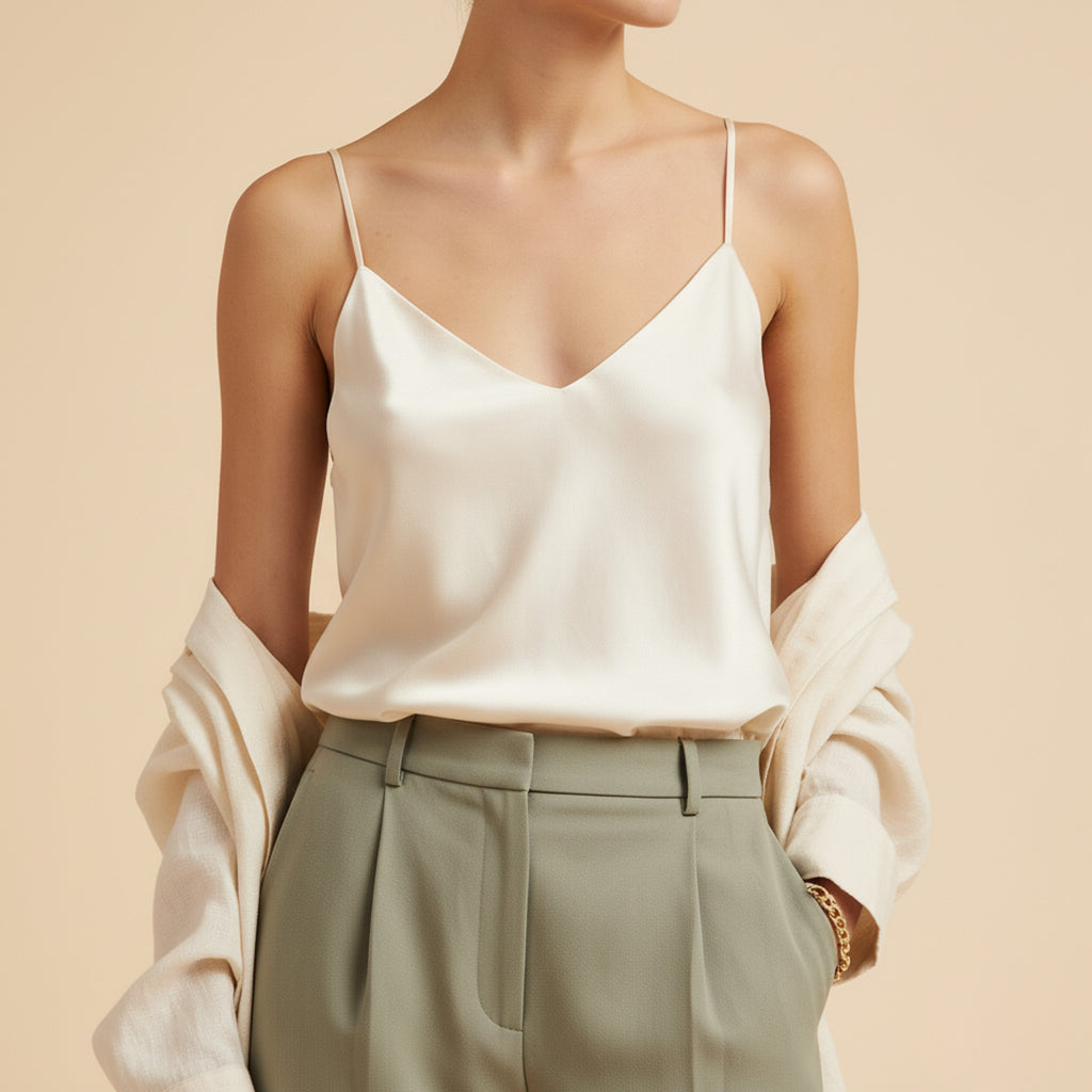 Fira Mae Jardin Silk Camisole