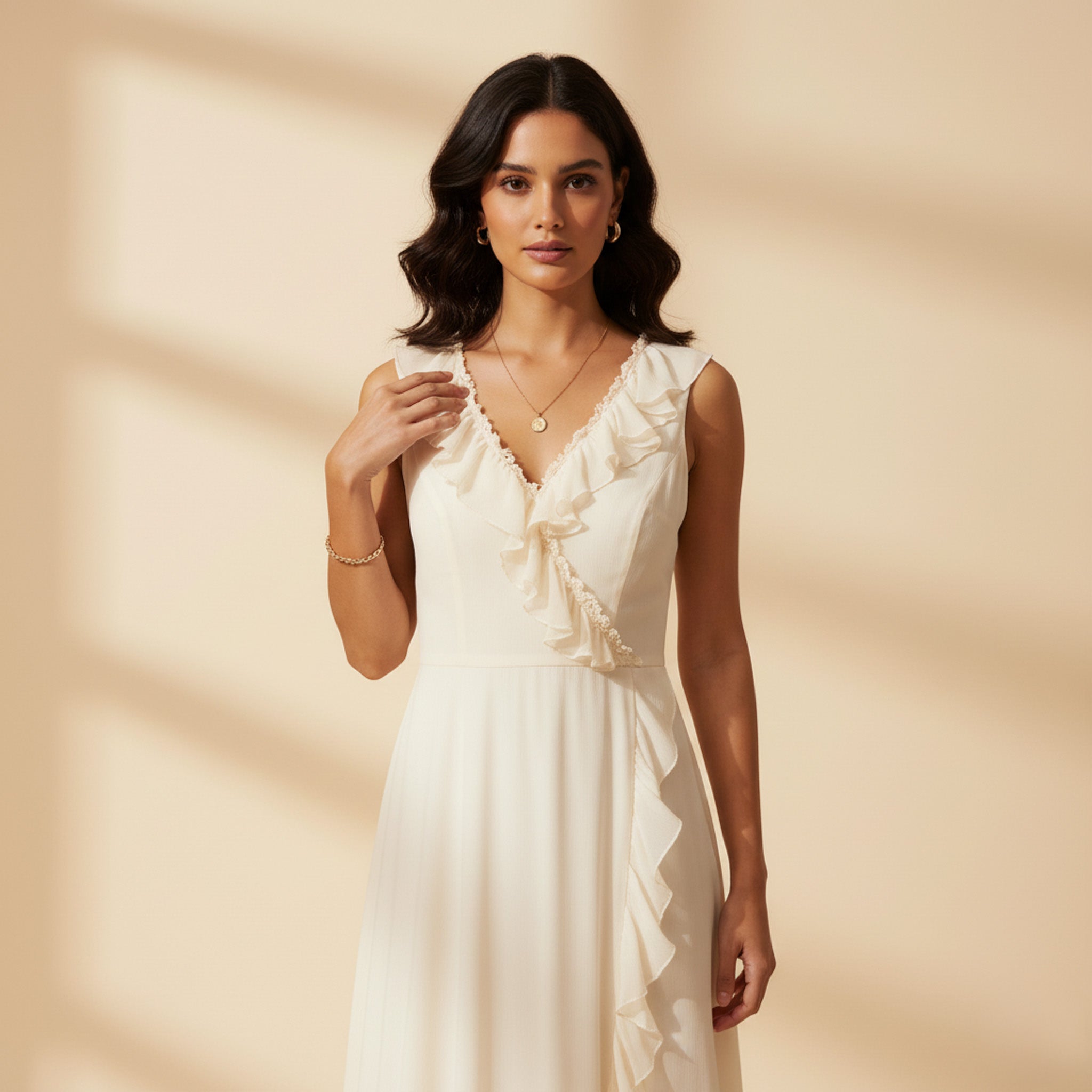 Fira Mae Elise Ruffle Dress