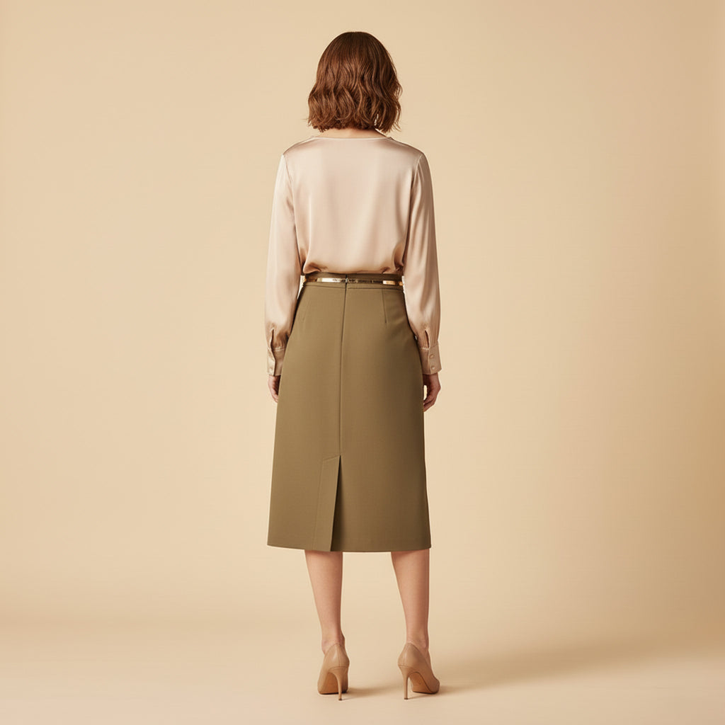 Fira Mae Lumiere Satin Blouse