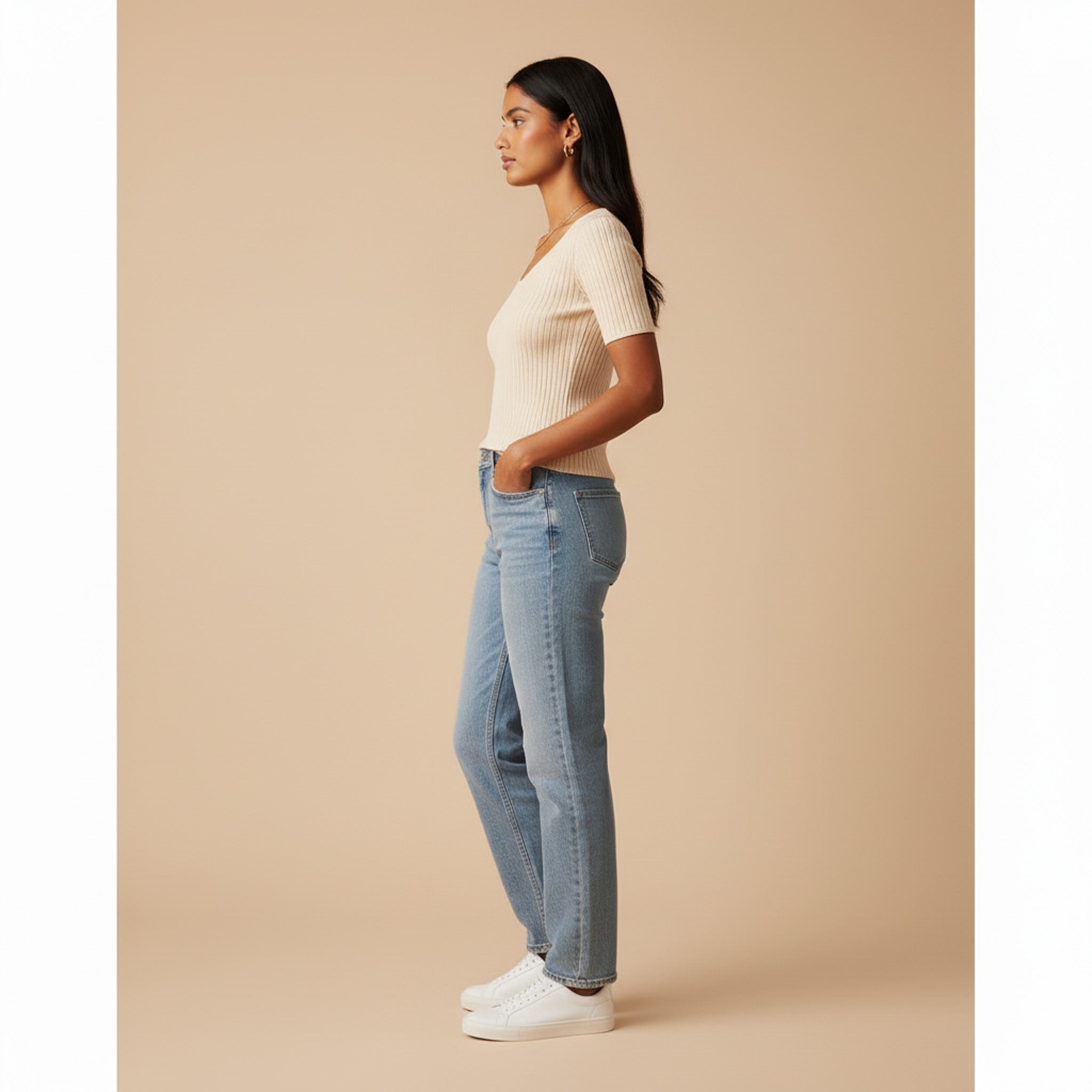 Fira Mae Lilou Ribbed Tee