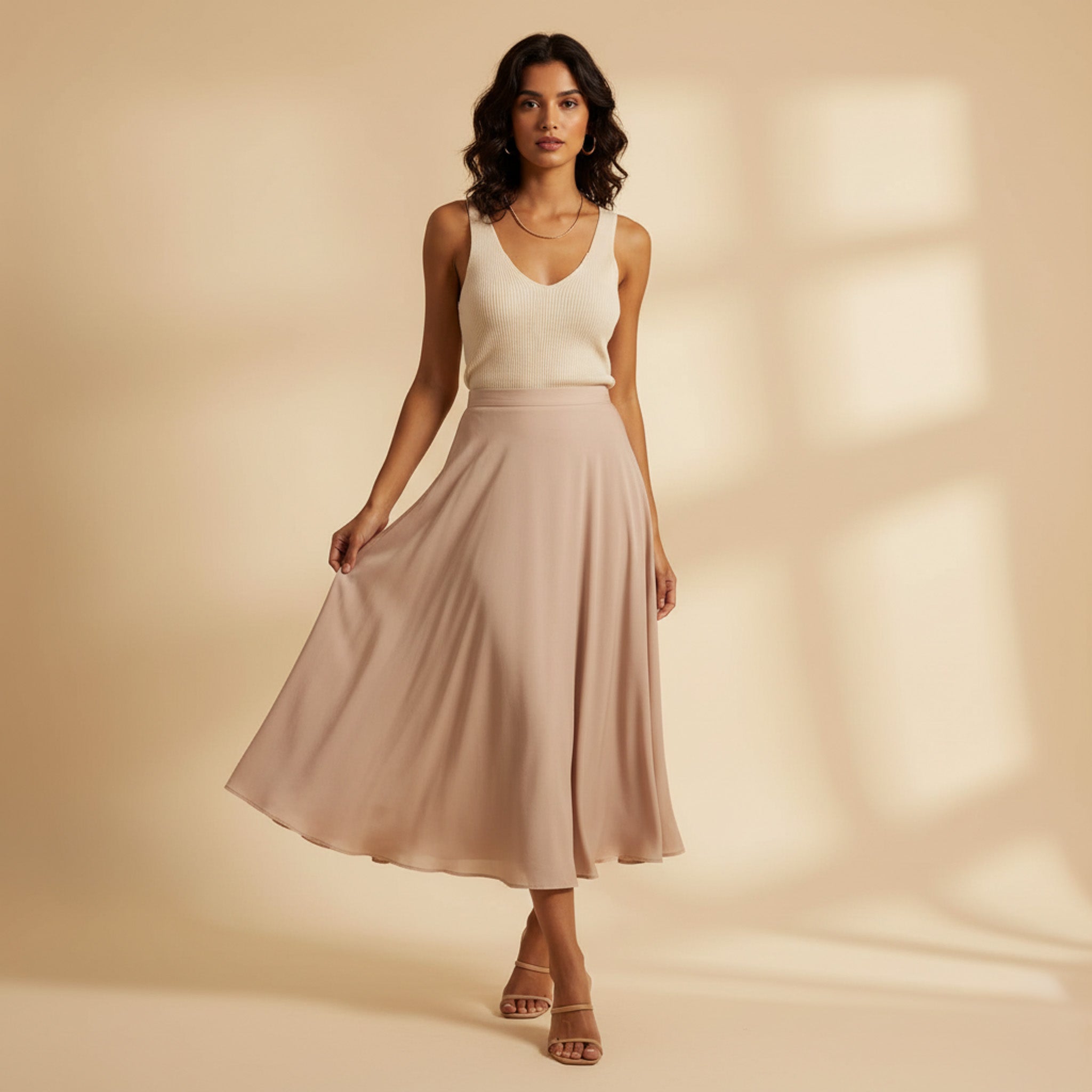 Fira Mae Mireille Midi Skirt