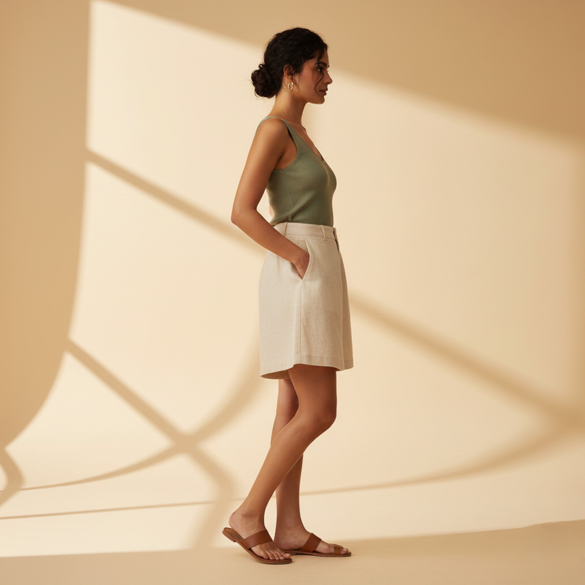 Fira Mae Estival Linen Shorts