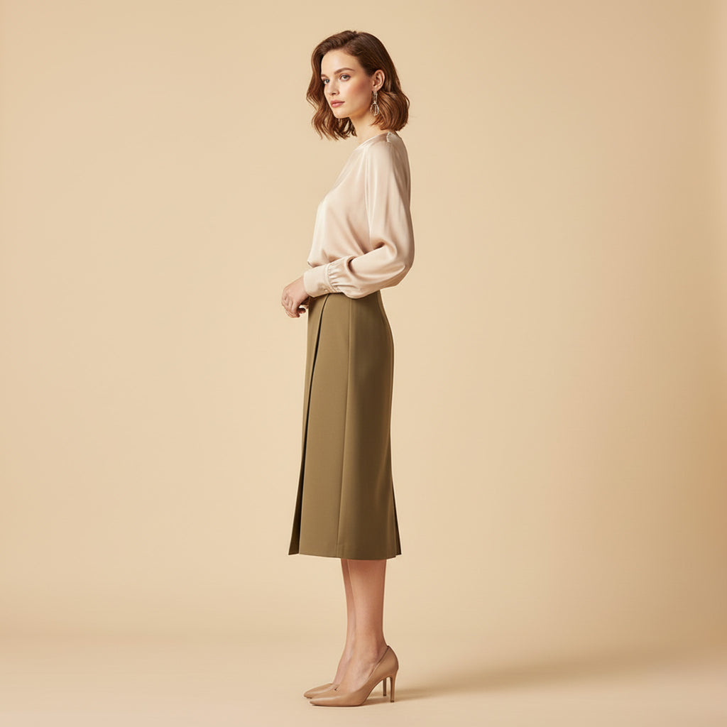 Fira Mae Lumiere Satin Blouse