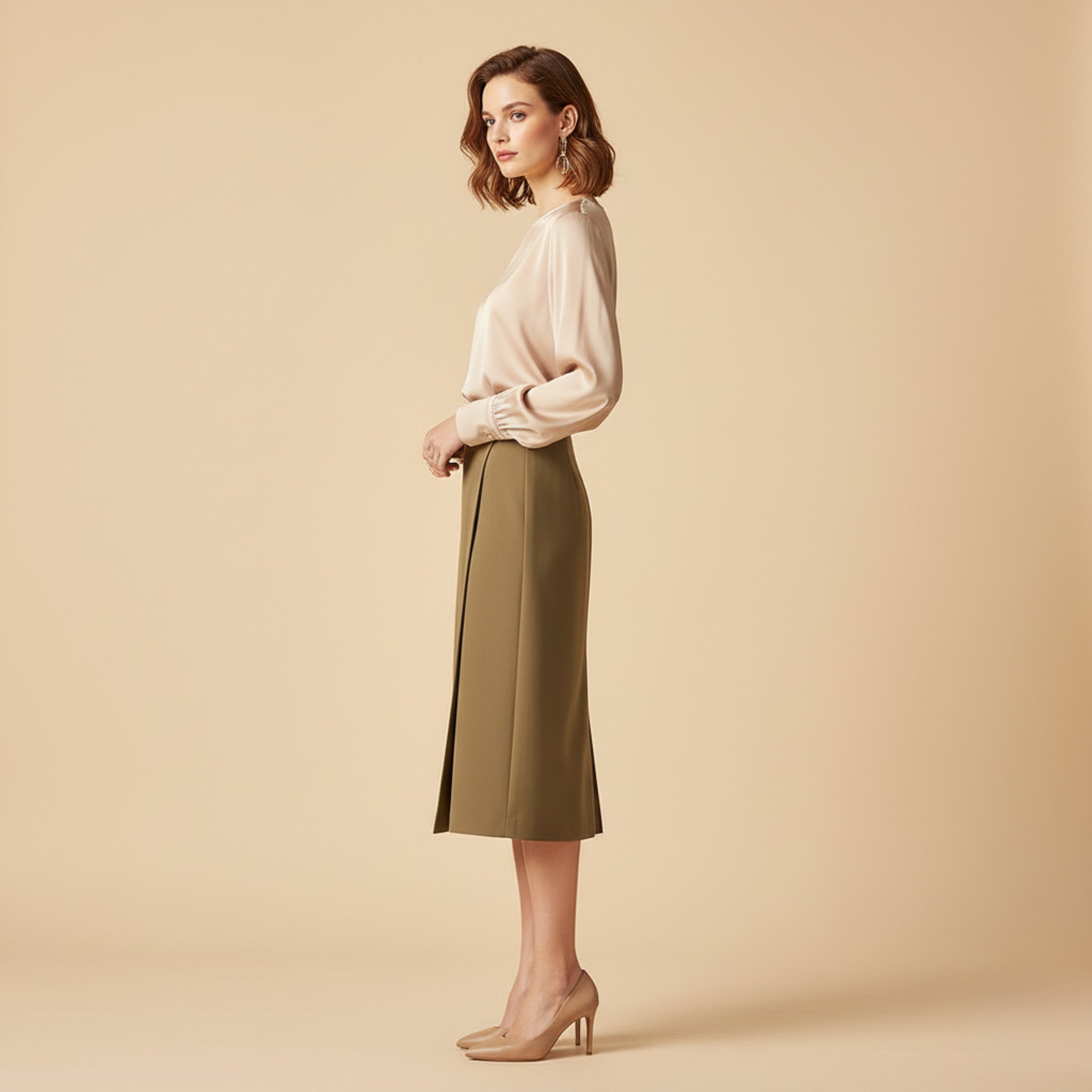 Fira Mae Lumiere Satin Blouse