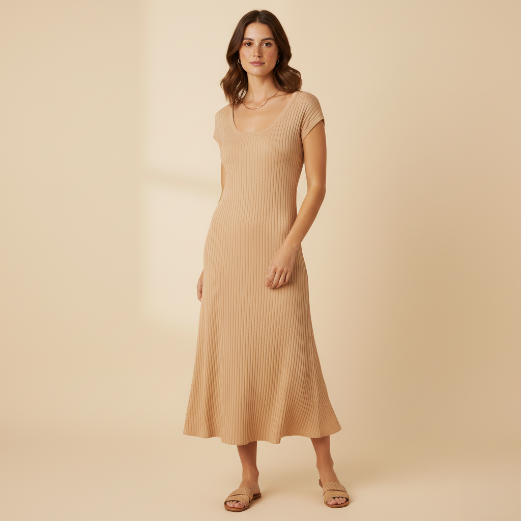 Fira Mae Cote dAzur Ribbed Dress